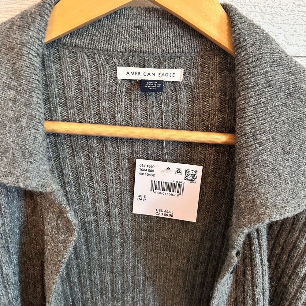 NWT ✨ American Eagle Button Down Collared Cardigan - Picture 5 of 5